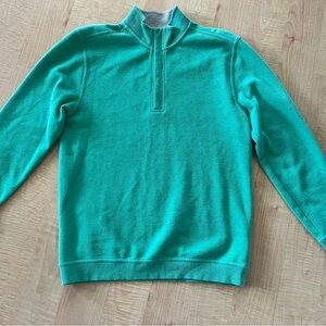 Walter Hagen Aqua Quarter-Zip Sweatshirt